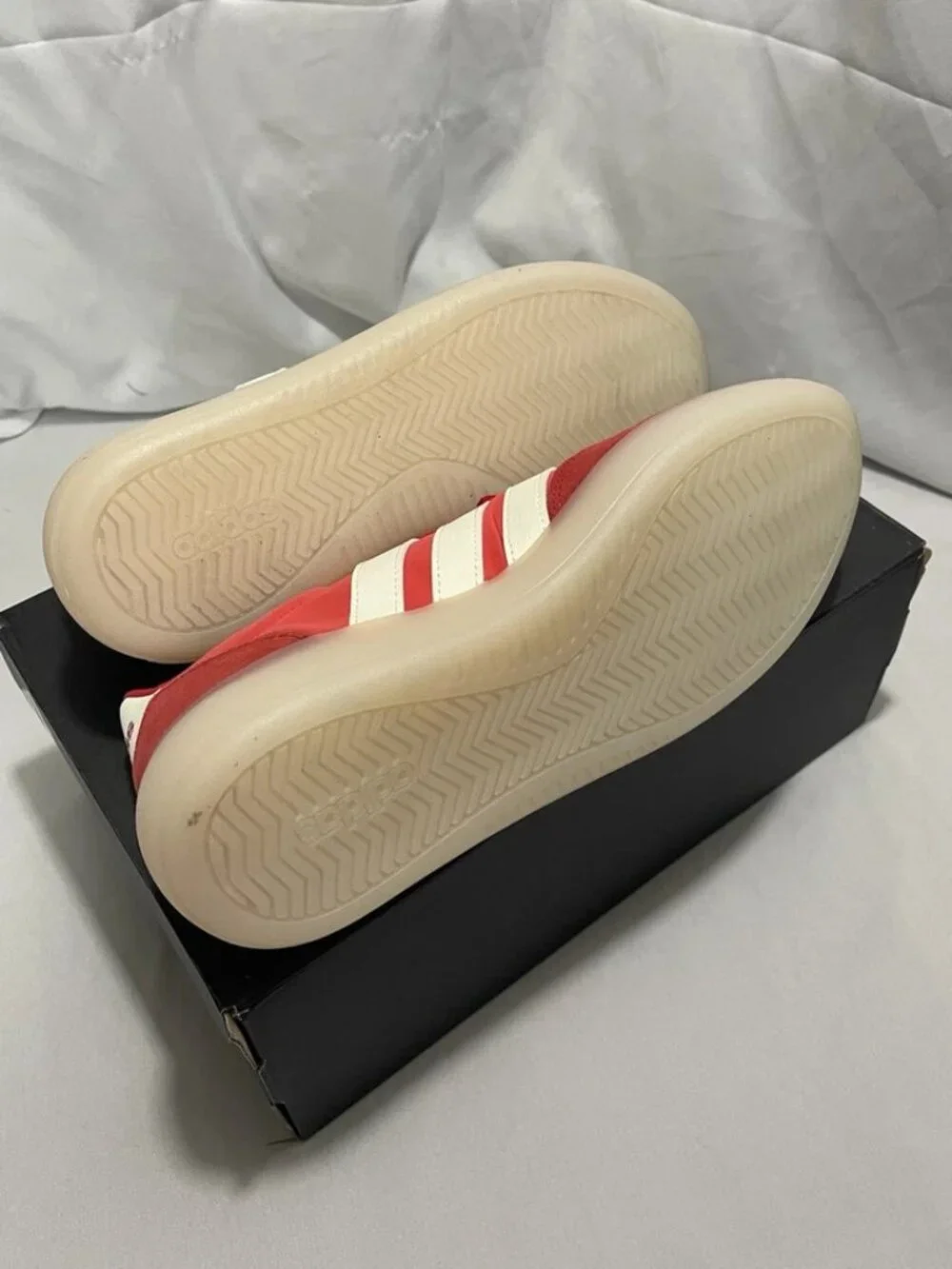 Adidas Barreda Decode J Sneakers Red White Gum Sole Size 6.5 Youth JP6730 NIB